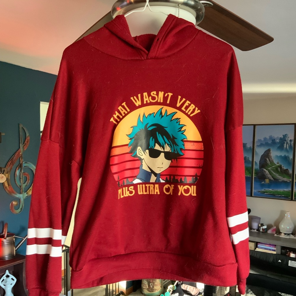 My hero academia hoodie